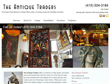 Tablet Screenshot of antiquetradersca.com